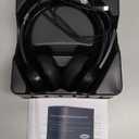 TECKNET Wireless Headset, Bluetooth Headset with Noise Cancelling Microphone - Rechargeable Bluetooth V5.2 Headphones, 50H Playtime & Mic Mute, On Ear Headphones for Trucker/Remote Work/Call Center (Deep Black)