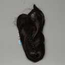 FESHFEN Ponytail Extensions, Long Claw Clip in Ponytail Hairpiece Synthetic Pony Tails Hair Piece Natural Wavy Hairpieces for Women, 20 inch Dark Brown