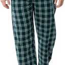 Fruit of the Loom Men's Soft Flannel Pajama Lounge Sleep Pant Large