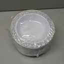 I00000 60 PCS Gold Disposable Soup Bowls,12 oz Plastic Soup Bowls with Gold Rim,Heavy Duty Plastic Bowl for Wedding & Party