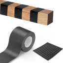 Flamorrow Faux Wood Beam Strap, 5ft Ceiling Beams Strap, Self-Adhesive Decorative Leather Wood Beam Strap, Gap Hiding Strap Architectural Products for Faux Wood Beams, Cabin Shutters and Crafts