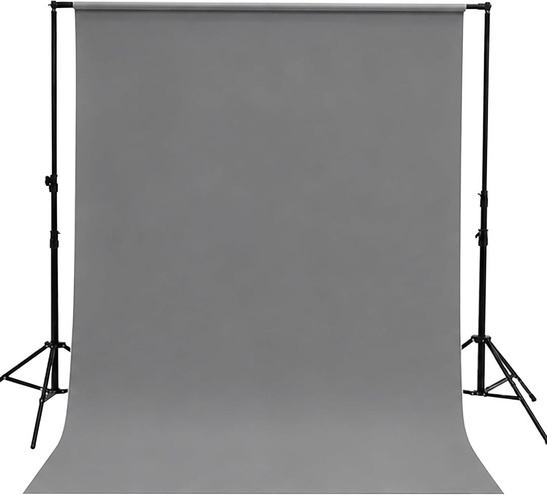 Kate Gray Photography Backdrop Solid Neutral Grey Background for Portrait, 10ftX12ft
