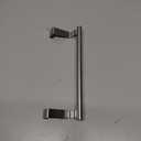 Towel Rack for Cabinet, Strong Steel Kitchen Over Cabinet Towel Bar Holder, 9" Wide - 2 Pack (Silver)