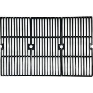 Direct store Parts DC121 16 7/8" Polished Porcelain Coated Cast Iron Grill Grates Replacement for Charbroil 463432215, 463436213, 463436214, 463436215, 463441312, 463441514, Thermos 461442114 Grills