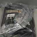 BESy Waterfall Roman Tub Faucets, Deck Mount Bathtub Faucets Set, Garden 3 Holes Two Handles Widespread Bath Tub Filler Tub Faucets with Valve, cUPC Supply Hoses, Brushed Nickel