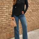 AUTOMET Womens Long Sleeve Shirts Fall Fashion Tops 2026 Blouses Dressy Sweaters Tunic Winter Clothes Casual Outfits (Black, S)