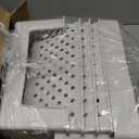 5-Tier Mobile Bookshelf, Rolling Bookcase Book Storage Rack, Movable File Folder Organizer Cart with Wheels for Home Study Office Living Room Classroom, White