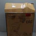 Gravity Folding Baby Stroller - Portable Travel Toddler Stroller w/Adjustable Backrest, Canopy & Cup Holder, Lightweight and UV Protected, One-Hand Automatic Folding - Khaki