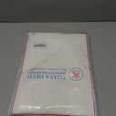 White Pinch Pleated Track Curtains 52x120 Inches Long for Living Room Bedroom Extra Long Faux Linen Semi Sheer Light Filtering with Hooks Traverse Rods 1 Panel