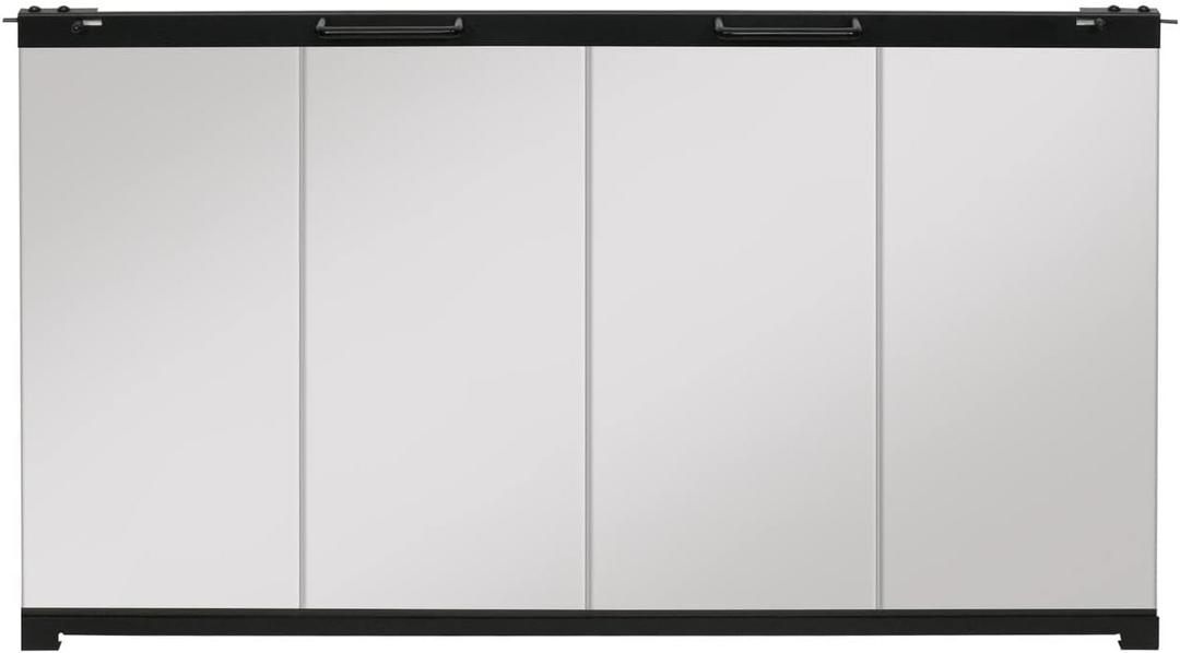 Dimplex BF Series Non-Folding Bi-Fold Look Glass Panel for Model BF45DXP (Model: BFDOOR45BLKSM), Clear