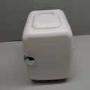 CROWNFUL Mini Fridge, 4 Liter/6 Can Portable Cooler and Warmer Personal Refrigerator for Skin Care, Cosmetics, Beverage, Food,Great for Bedroom, Office, Car, Dorm, ETL Listed (White)