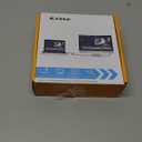 KVM Switch 2 Monitors 2 Laptops USB C,4K@60Hz USB C Dual Monitor KVM Switch for 2 Laptops Share 4 USB 3.0 Devices with 80W PD,Wired Remote and Cables Included