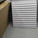 Art3d Slat Wall Panel, 3D Fluted Textured Panel 12-Tile 19.7 x 19.7in. - White
