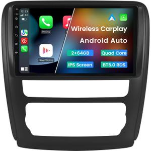 Car Radio for Buick Enclave 2013 2014 2015 2016 2017 2G+64G, Biorunn 9 Inch IPS Touch Screen Stereo Head Unit Wireless Car-Play Android Auto Blue-Tooth GPS Navi Upgrade Dash Kit WiFi FM RDS