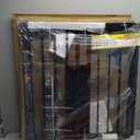 Cumbor 29.7-46" Baby Gate for Stairs, Mom's Choice Awards Winner-Auto Close Dog Gate for The House, Gifts for Mom, Easy Install Pressure Mounted Pet Gates for Doorways, Black