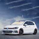 Sun Shade for Golf GTI e-Golf VW Golf R Windshield Sunshades Cover Fits 2015-2020 2021 Volkswagen Golf GTI e-Golf VW Golf R GTI/R32 MK6 4 Door Hatchback Front Window Shield Sun Visor Protector