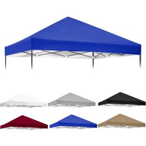 Upgraded Replacement Canopy Top Cover Only - Compatible with Ozark Trail FGA64S1 4'x6' Pop Up Canopy, Rainproof & UV-Resistant 420D Silver Coated Oxford Fabric (Blue)