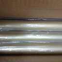 VOIIY Gold Curtain Rods for Windows 28 to 48 Inch(1.5-5 Feet),1" Diameter Drapery Rods with Modern Style End Cap Finials,Size:30-60 Inch, Brass