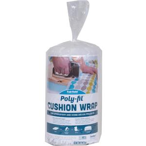 Fairfield Poly-fil Cushion Wrap, 100% Bonded Polyester Batting for Upholstery, DIY, Home Decor Projects, Smoothes Hard Edges, 30" W x 10 L, White