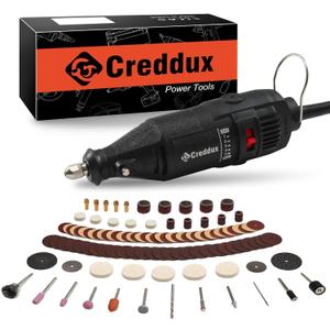 Rotary Tool Kit 6 Variable Speed with 231pice Accessories - Power Rotary Tools with Keyless Chuck for Handmade Crafting Projects and DIY Creations (black kit)