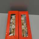 KI Store 2pcs Wooden Candle Holder Christmas Nutcracker Soldier Figurine Stand Holder for LED Flameless Taper Candlestick Christmas Decoration Display