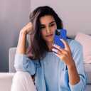 Cordking Designed for iPhone 13 Pro Case, Silicone Ultra Slim Shockproof Protective Phone Case with [Soft Anti-Scratch Microfiber Lining], 6.1 inch, Klein Blue