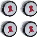 Fxsmgdy Upgraded 91538 Grill Lighted Control Knobs (4 Pack) Fit for E-470/670, S-460/470/660/670 etc.91538 Control Knobs Compatible with Weber Summit 400/600 Grills Manufactured 2012 and Later.