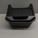 BASENOR 2025 2026 Tesla Model Y Trash Can, Rear Center Console Organizer with Anti-Slip Lid Cover, Rear Bin Backseat Storage Box Garbage Can for 2020-2026 Model Y Juniper Launch Accessories