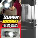 Bell + Howell Taclight LED Lantern 8" with Magnetic Base Portable Super Bright Light LED Collapsible Camping Light and Outdoor Torch, for Emergency Survival Lamp During Storms, Power Outages