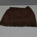 Womens Mini Skorts Sexy Mid-Waisted Pencil Bodycon Short Skirts with Lace Hem 2025 XS