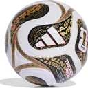 adidas Unisex-Adult World Cup League Finals Ball, White/Black/Gold Metallic, 5