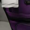 U.S. Traveler Rio Lightweight Softside Rolling Carry-on Suitcase, 2-Wheel Set, Purple, 21"/14"