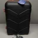 Hardside Carry On Luggage 22x14x9 Airline Approved with Spinner Wheels, 20-inch Carry-On Suitcase for Men & Women, Black