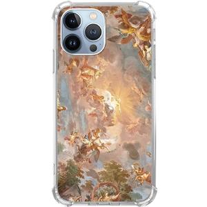 Aesthetics Angel God Painting Phone Case Compatible with iPhone 13 Pro Max, Cool Angel God Case for iPhone 13 Pro Max, Unique Trendy TPU Bumper Protective Cover Case