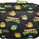 Simple Modern Nickelodeon Viacom Kids Lunch Box for School | Reusable Insulated Lunch Bag for Toddler, Boy | Meal Containers with Exterior & Interior Pockets | Hadley Collection | TMNT Turtles Unite (Regular)