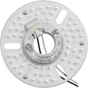 5 inch LED Retrofit Light Kit, Ceiling Fan Light Replacement with 3-Color Dimmable, Optical Lens, Flicker-Free, Eye-Friendly Lighting, Easy Installation  Bedroom, Living Room, ETL & FCC Certification