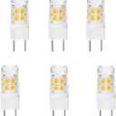6-Pack GY8.6 G8 LED Bulb 3W, 120V 30W Halogen Replacement Bulb, Improved Version G8/GY8.6 Bi-pin Base,for Microwave Lighting, Under Counter Kitchen Lighting, Under-Cabinet Light (Warm White 3000K)