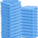 100% Cotton Salon Towel Set of 24|400 GSM|Soft Hand Towel|Bulk Hand |Cotton Salon Towels|Ideal for Spa Gym Bathroom Hotel|Absorbent||Not Bleach Proof|Quick Dry|Hand Towel 16 x 27 in|Blue