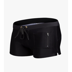 Letuwj Mens Swim Trunks Quick-Drying Elastic Band, Size Medium