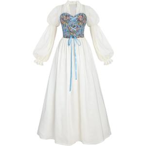 Women Renaissance Corset Pirate Bustier Top Bodice Bodyshaper Medium