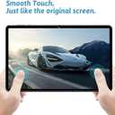 For URAO C107 Tablet 10.1 Inch Android 15 Screen Protector, 9H Hardness, Anti-Scratch,10.1 Inch Android 16 15 14 Upgraded Tablet Tempered Glass, [9.09'' x 5.70'', 231mm x 145mm], 2 Pack