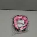 3 Pack Valentine's Day Headbands for Women & Girls, Heart Headbands Cute Knotted Headband Pink Heart Leopard Floral Print Bow Hair Hoops, Holiday Hair Accessories for Party & Gifts