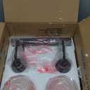 zeyu Oil Rubbed Bronze Bathroom Light Fixtures, 2-Light Bath Vanity Light, 12.5 Inch Farmhouse Wall Sconces with Clear Glass Shade, ZSL72B-2W ORB