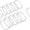 GOOESING Merry Christmas Shower Curtain Winter Christmas Tree with Snowflake Waterproof Bath Curtain for Bathroom Xmas Holiday Bathroom Decorations with Hooks 72x72 Inch