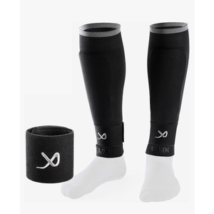 LUX Soccer Sleeves w/FREE Guard Stays for Men/Boys/Youth Compatible w/Soccer Grip Sock L