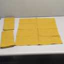 Caldo Linen Dinner Napkins - Rustic- Soft and Durable Cloth- Washable and Reusable - 4 Pack - 20x20 inch (Mustard)