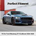 Front Lip for Ford Mustang GT EcoBoost 2024-2026 Front Bumper Lip Splitter Matte Black