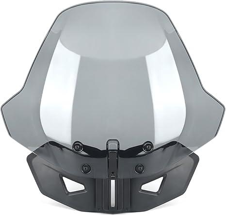 Adjustable 3 inches Front Windshield for Can-Am Ryker 600 900 Sport Rally Edition 900 ACE 2019-2023 All Models, Front Wind Deflectors Motorcycle Accessories 150% Larger Wind Shield