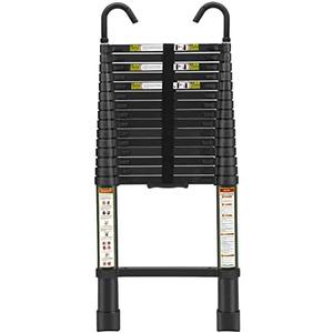 Telescopic Ladder, 20.34FT RIKADE Aluminum Telescoping Ladder with Stable Hook and Non-Slip Feet, Portable Extension Ladder for Household and Outdoor Working 330lb Capacity - Amazon.com