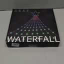 12FT Outdoor Christmas Decorations, Smart RGB Color Changing Christmas Hanging Waterfall String Lights, APP Remote Control, DIY Multi-Color Lightshow, Music Sync, Outside Xmas Lights Decor